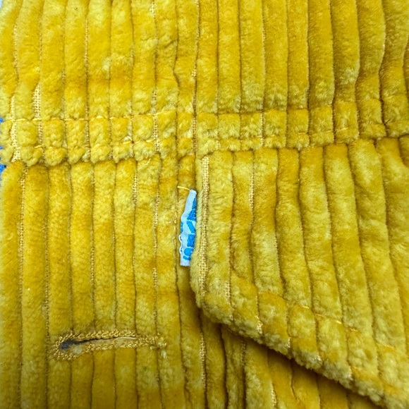 Levi's The Simpsons Yellow Mustard Corduroy Trucker Jacket Men's Size Small Used - Picture 2 of 9